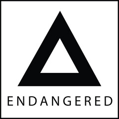 Endangered Species Conservation Minimal Vector Icon for Ecology Awareness