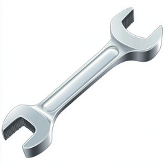 wrench isolated on white