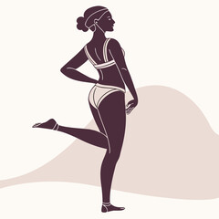 Girl Body Sketch - Artistic Figure Drawing