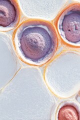 Close-up of segmented layered surface resembling biological scales or fibers with tactile rhythm.