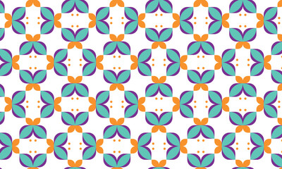 Geometric butterflies bright pattern. Creative art seamless abstract vector ornament for textile, fabric, interior, ceramic, wallpaper, paper decoration