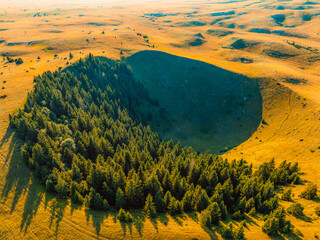 Group of collapse sinkholes on the Kupres Polje (Kupre&scaron;ko polje) within Dinaric karst of western Bosnia and Herzegovina known as Japage.