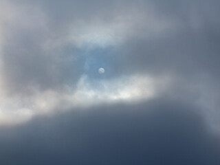 Wolken verdecken die Sonne