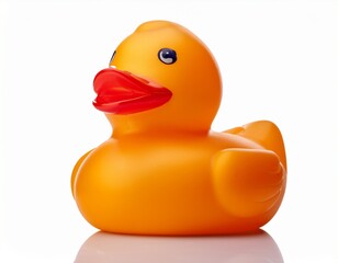 rubber duck isolated on white background