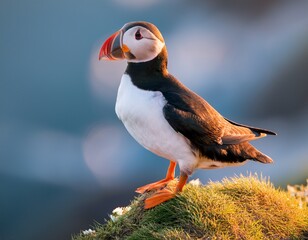 the puffin is a unique and charming seabird known for its distinctive appearance and behavior
