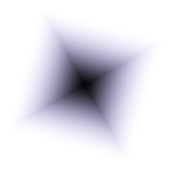 PNG transparent Abstract geometric square design with vibrant blue and purple gradient layers art