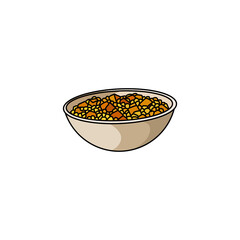bowl of corn vegetable 