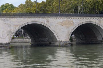 Fototapeta premium Bridge over Kura River in Tbilisi