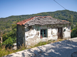 Makrirrachi Village at Pelion Mountain, Thessaly, Greece