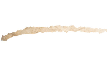 Ripped paper stripe cutout