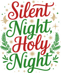 Fototapeta premium Silent Night, Holy Night,