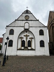 Square in front of St. Peter's Cathedral, Osnabruck, Germany, 07/10/2025
