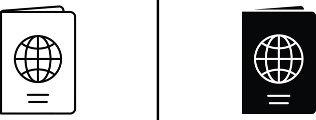 Global Access: Conceptual artwork of a passport, the universal key to global travel and exploration, signifying freedom of movement and international connection. © Temply