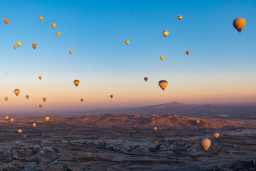 Hot air balloon tour in Cappadocia