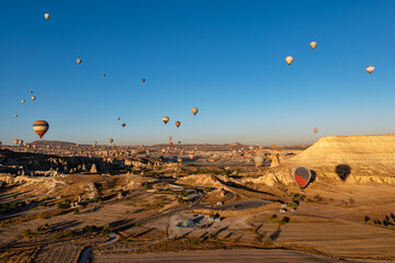 Hot air balloon tour in Cappadocia
