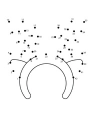 Christmas Connect the Dots Coloring Page for Kids | Christmas Dot to Dot