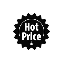 Black and white stamp with text Great Offer for Autumn sale  