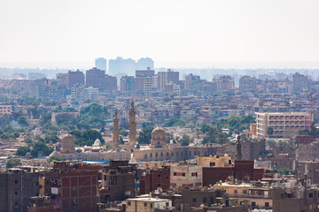Fototapeta premium Panorama of the city of Cairo
