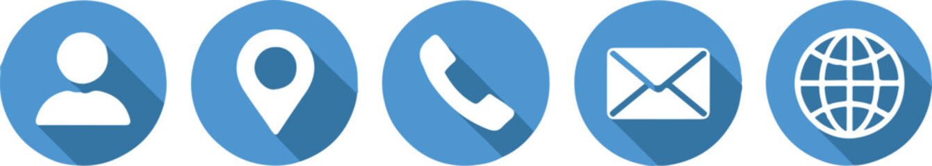 ui contact icon collection vector ai eps jpeg png user profile location phone email website optimized for web use