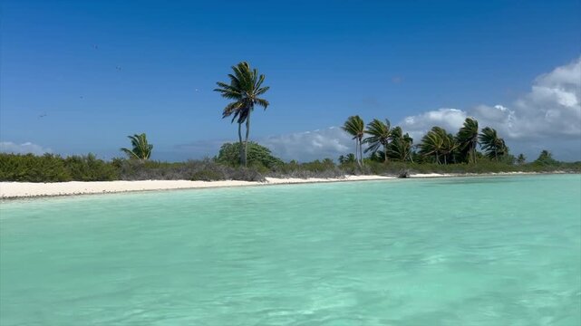 Kiritimati, Christmas Island, Kiribati, tropical lagoon, turquoise water, South Pacific, Pacific Ocean, tropical island, 4K video, beach, lagoon, island, paradise, crystal clear water, tropical, trave