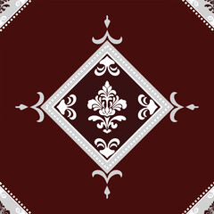  Flower Seamless pattern background. Perfect for wallpaper, fabric design