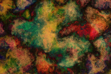 Abstract colorful grunge artistic brush stroke texture Background