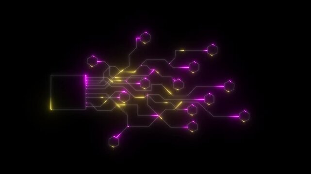 Multi function for Agentic AI technology motion background. Multi agent AI systems, Automate daily AI Agents, Headlines Fast Scree international communication network concept. Multinational 4k