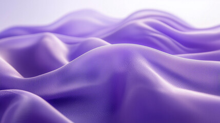 Obraz premium Elegant waves of purple silk fabric, design for art and fashion projects
