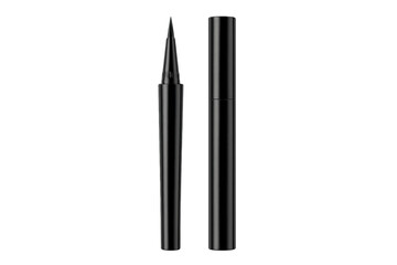 Black liquid eyeliner pen waterproof cosmetic mockup