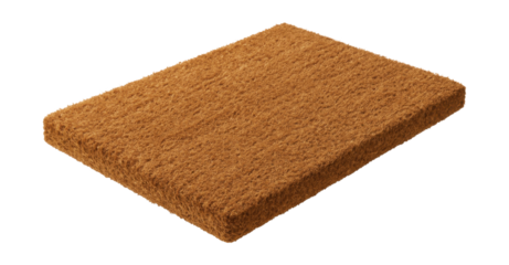 Custom doormat with family name, made of durable coconut coir for a warm home entry.