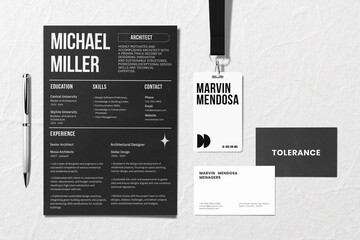 Professional resume and business cards
