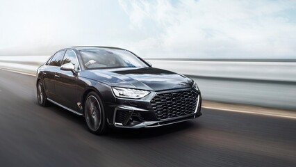 Black sedan car desktop wallpaper