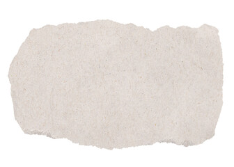 Torn paper png cut out, rectangular collage element on transparent background