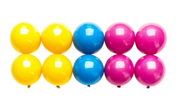 Artistic festival scene showing Holi balloons filled with vibrant hues expressing joy and cultural tradition isolated on transparent background PNG