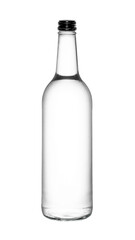 Glass bottle png alcoholic drink product packaging, transparent background