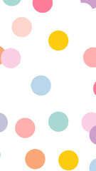 PNG polka dot pattern transparent mobile wallpaper