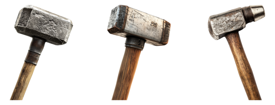 Three Different Hammers for Tool Enthusiasts and Craftsmen
