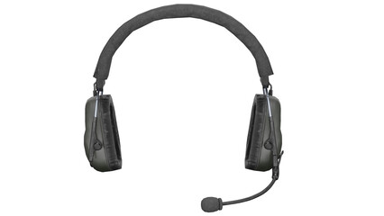 Fototapeta premium 3d rendering tactical headphones military