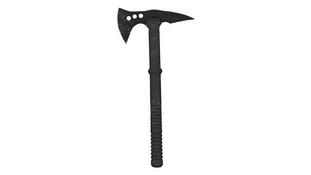 3d rendering tactical axe