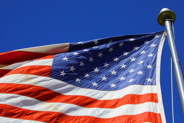 Stars and Stripes - USA flag on display