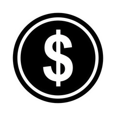 Obraz premium Black circle abstract geometric shape isolated on transparent background