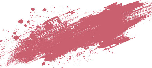  Red grunge brush rolled texture grunge brush strokes oil paint on white background
