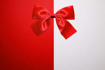 背景_赤と白_リボン