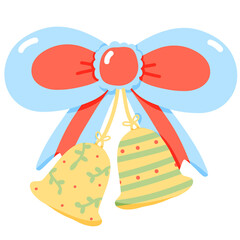 Christmas Balls with Bow and Ribbon, Pastel Coquette Christmas Ornament, Festive Holiday Illustration Transparent Background