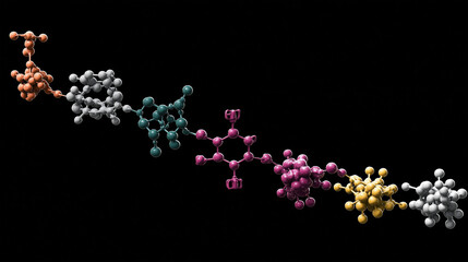 Scientific Synthesis Pathway Diagram - Chemical Reaction Process Visualization