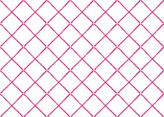 シームレスな手描きタイルのパターン　ワイヤー フェンス 赤