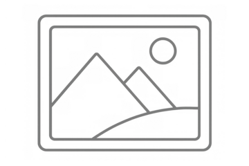 Image placeholder vector icon displaying a missing graphic illustration with a transparent checkerboard pattern background