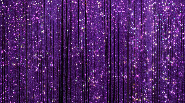 Purple Sparkly Curtains