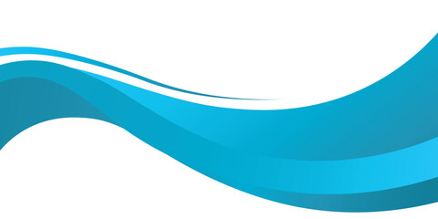 Abstract background with dynamic blue wave shape design. Simple and modern background concept for covers, brochures, certificates, wallpapers and presentations.