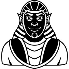 Nark on on white background